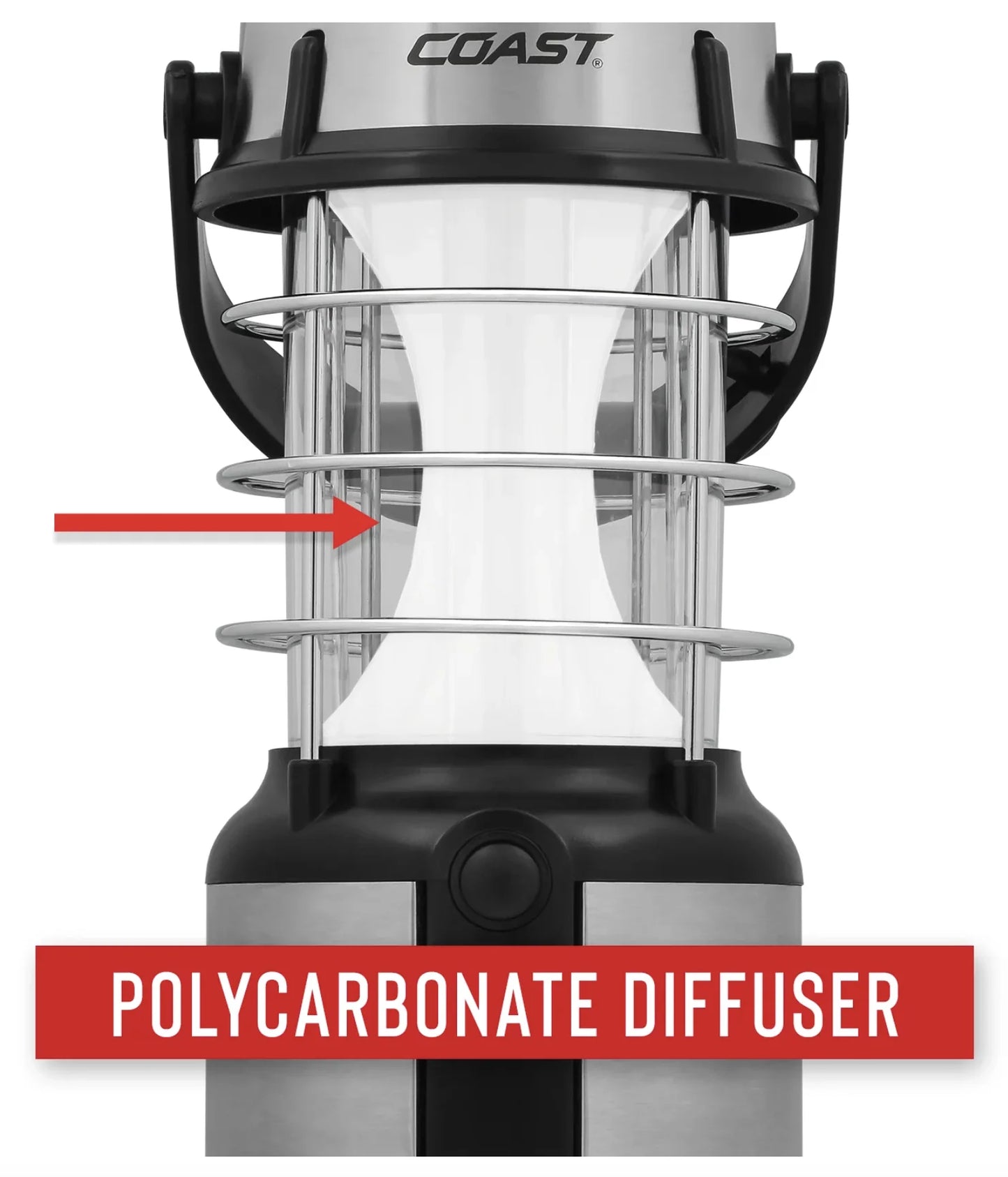 (2 Pack)  EAL18 LED Lantern – 460 Lumens, Dual Color (White & Red), 4 Light Modes, IP54 Rated