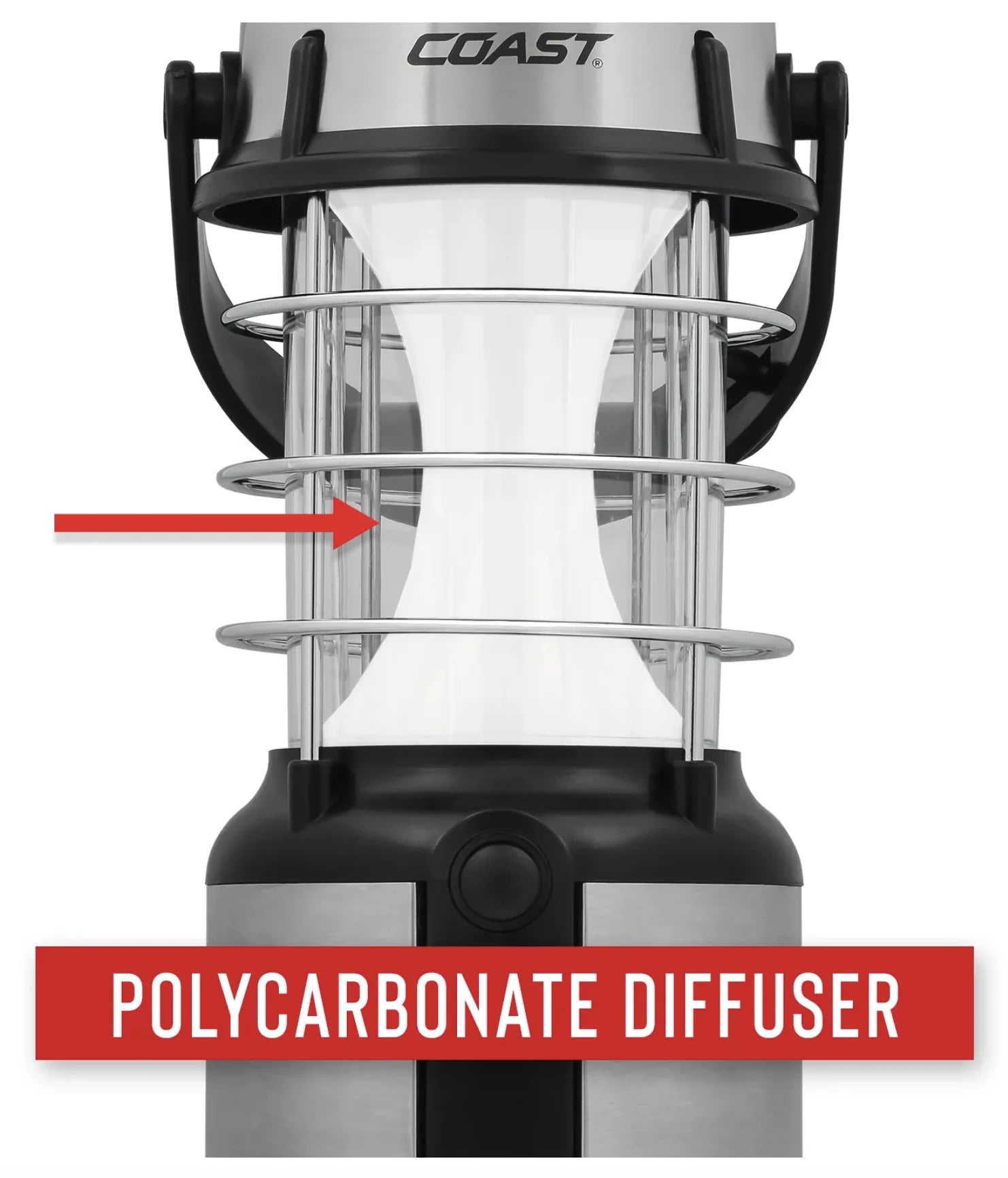 (2 Pack)  EAL18 LED Lantern – 460 Lumens, Dual Color (White & Red), 4 Light Modes, IP54 Rated