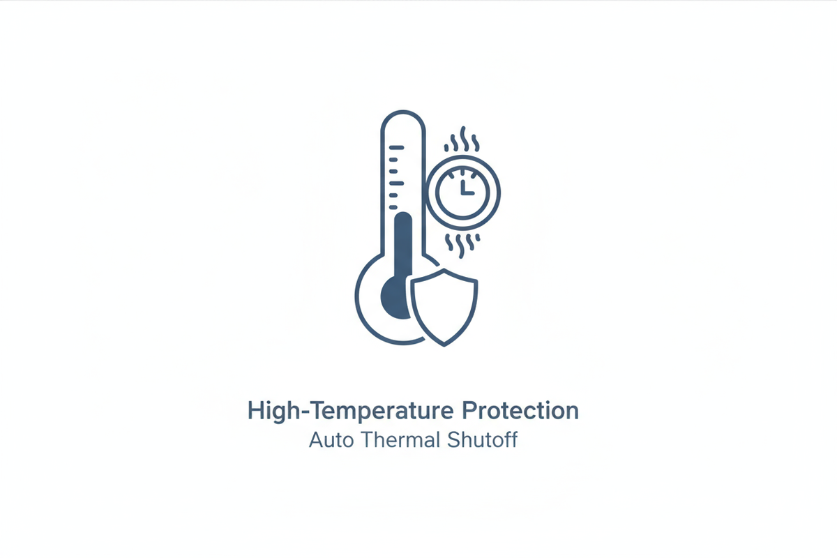 High-Temperature Protection Safety Icon