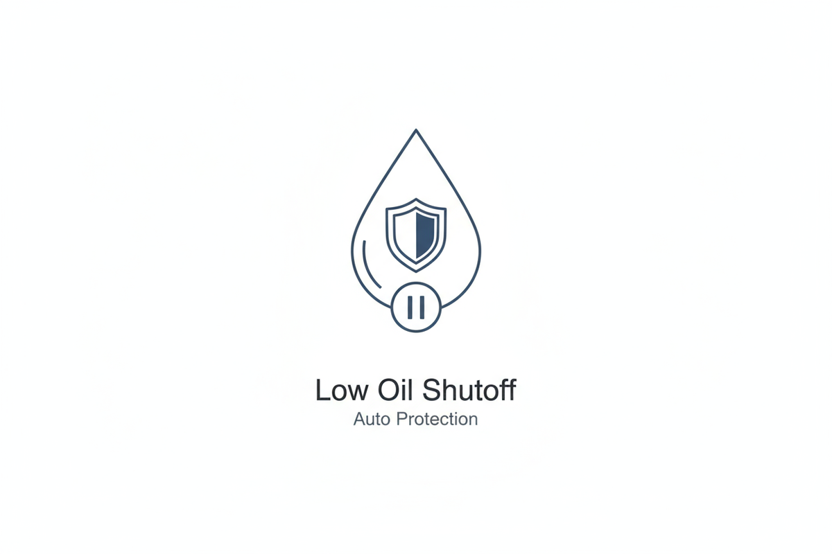 Low Oil Shutoff Safety Icon