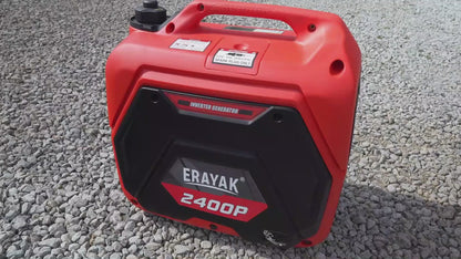 EYG2400P Портативний інверторний генератор потужністю 2400 Вт, компактний, безшумний - ідеально підходить для кемпінгу та резервного живлення вдома