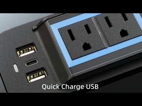 Erayak Car Power Inverter 200W, 12V Car Charger with USB-C Fast Charging & Dual AC Outlets, Road Trip Essentials for Laptop & Devices